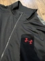 Мъжко фитнес горнище Men’s Under Armour Sports Zip Top – Size 2XL / XXL – Black & Grey, снимка 2