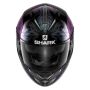 Каска за мотор SHARK RIDILL 1.2 NELUM PURPLE S 55-56см вградени очила, снимка 2