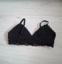 черен дантелен сутиен / бюстие House, снимка 2