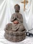 Стар фонтан, шадраван Буда, лотус, работещ, снимка 1