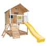 Голяма детска къща за игра, снимка 1 - Градински мебели, декорация  - 45070452