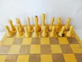 Стар дървен шах в пълен коплект, снимка 9