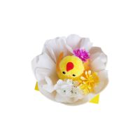 4674 Великденска украса Пиленце в гнездо от яйце, 8 см, снимка 3 - Декорация за дома - 45156267