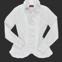 Дизайнерски бели ризи Галинел , снимка 1 - Ризи - 45698575