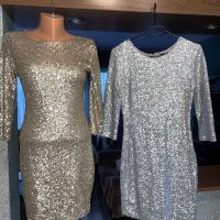 Дамска рокля с пайети златна и сребърна, снимка 1 - Рокли - 45117900