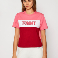Tommy Hilfiger T-Shirt - страхотна дамска тениска С, снимка 1 - Тениски - 44940799