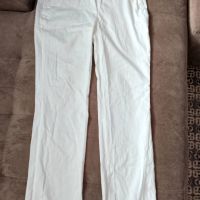 бял панталон с висока талия , снимка 1 - Панталони - 45538210