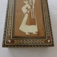     кутия за бижута със зия Близкия изток, кутии с инкрустиран седеф от народното изкуство, дървена , снимка 2 - Колекции - 45523823