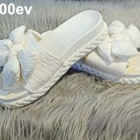 Нежни дамски чехли на лека платформа от 36 до 41 номер - 3 налични цвята, снимка 4 - Чехли - 45918182