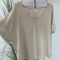 Дамска блуза от лен в размер 2ХЛ, нова с етикет, снимка 5 - Тениски - 44994613