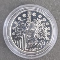 1/4 euro 2003 - Една година Евро - сребро, снимка 2 - Нумизматика и бонистика - 45792128