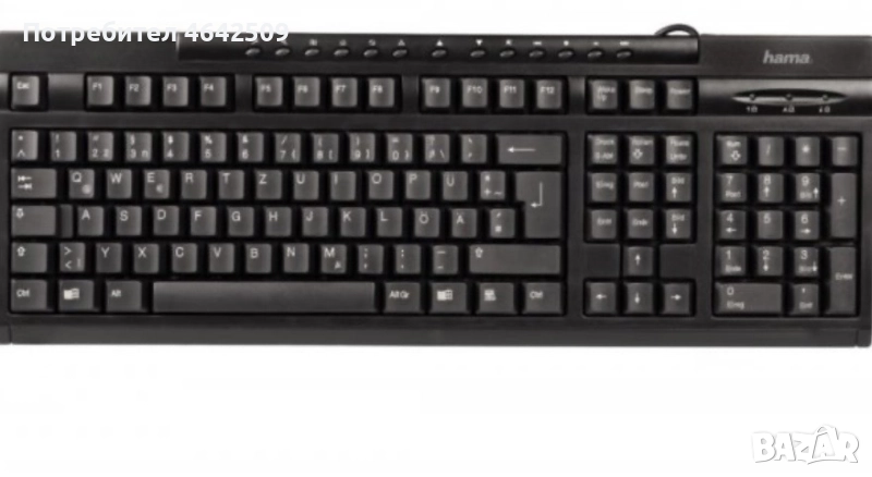 Професилнална клавиатура за компютър/ лаптоп Hama AK220, снимка 1