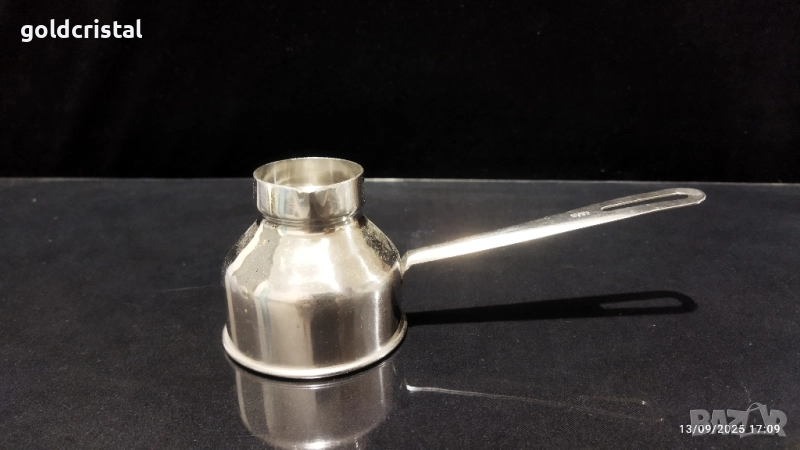 Стара българска алпака джезве , снимка 1