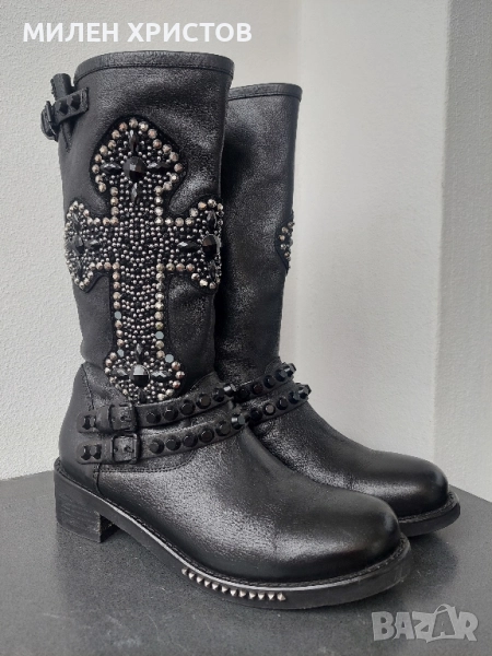 CHARME 2.0 Естествена кожа Made in Italy-40 номер, снимка 1