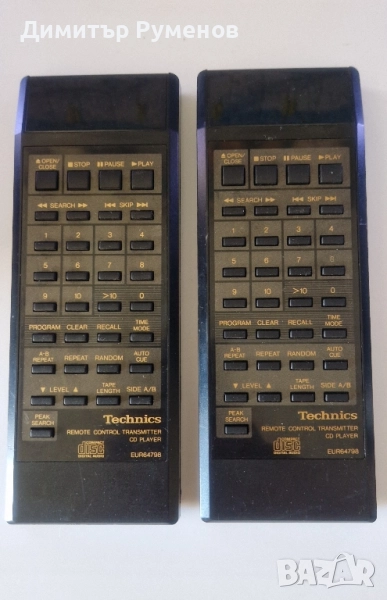 Дистанционно Technics EUR64798 / CD Player, снимка 1