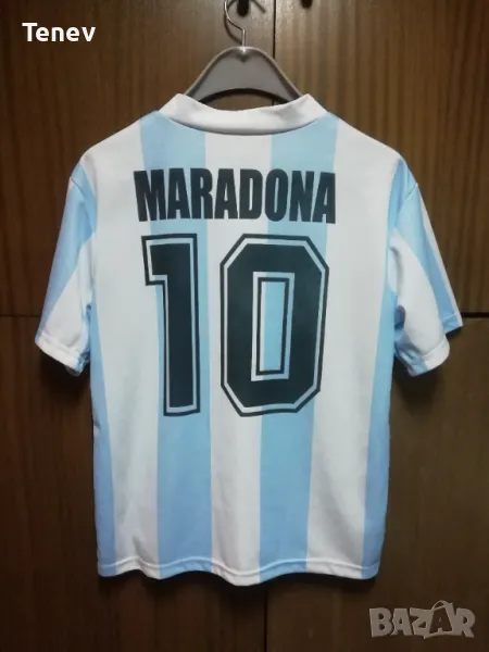 Аржентина Марадона 1986 футболна тениска фланелка размер S Maradona Argentina , снимка 1
