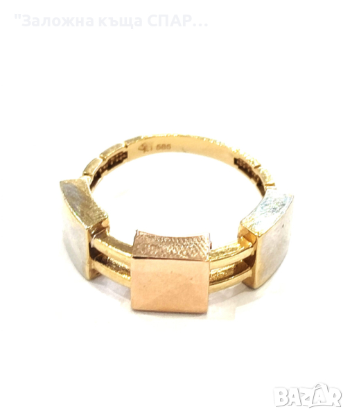 Златен пръстен: 3.96гр., снимка 1