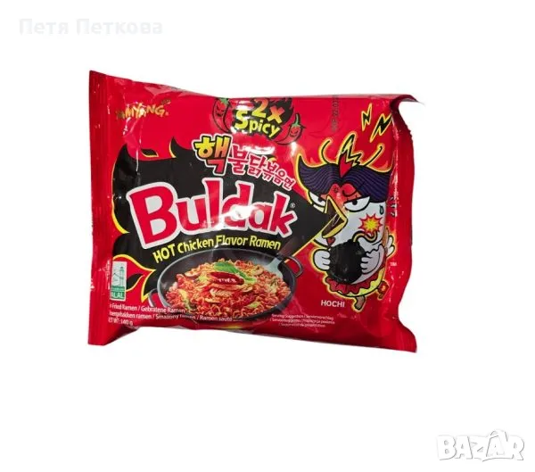 Buldak samyang нудли двойно люто пиле - 140гр., снимка 1