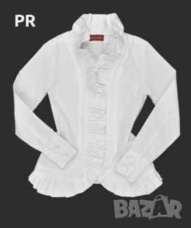 Дизайнерски бели ризи Галинел , снимка 1