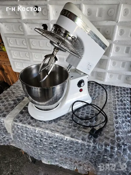 Планетарен миксер 7 литра професионален за сладкарски изделия много тежък , снимка 1