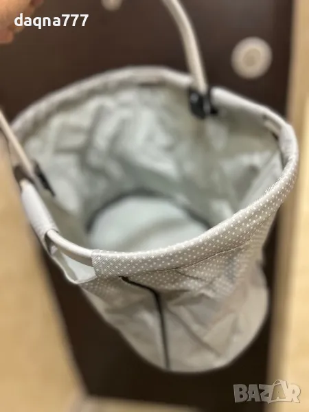 Немска сива КОШНИЦА на бели точки за пазар НОВА, снимка 1