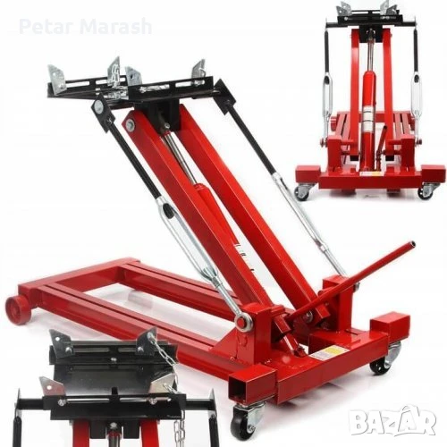 Професионален хидравличен крик/стойка 2 тона – Повдигач за скоростна кутия, снимка 1