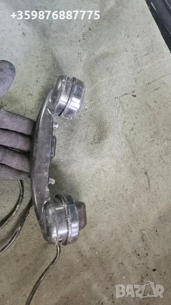 Военна слушалка радиостанция Радио военен армия бна военни милитар соц руска руски руско трубка , снимка 1