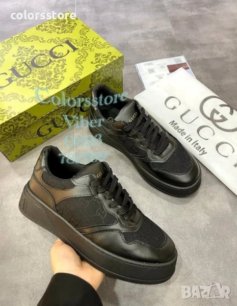 Мъжки черни кецове G***/BR114p, снимка 1