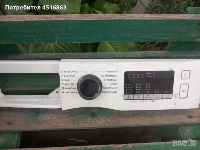 Панел с платка за пералня  SAMSUNG WW70K44305W/LE, снимка 1