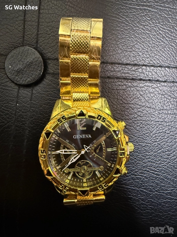 Часовник Geneva Black Gold, снимка 1
