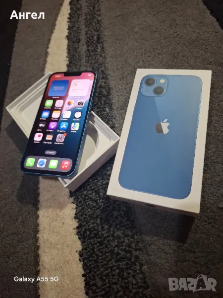 iPhone 13 256GB Blue с нова батерия , снимка 1