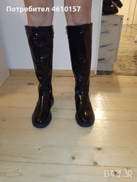Чисто нови ботуши-лак, снимка 1
