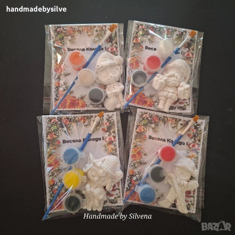 коледни фигурки за оцветяване, снимка 1