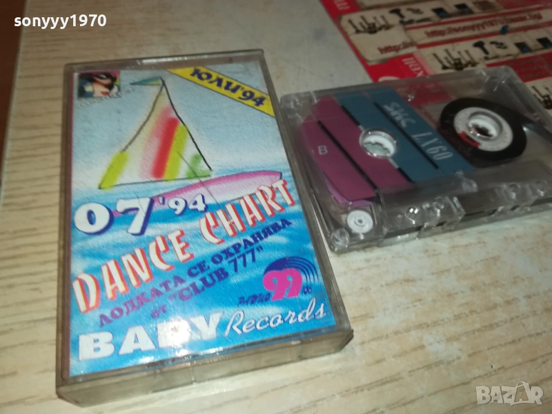 DANCE CHART 07/94 TAPE 2609252152, снимка 1