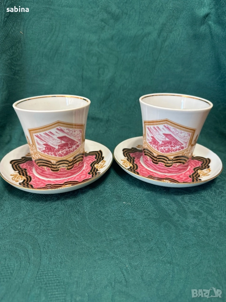 Лимитиран порцеланов сет на ЛФЗ Ломоносов, снимка 1