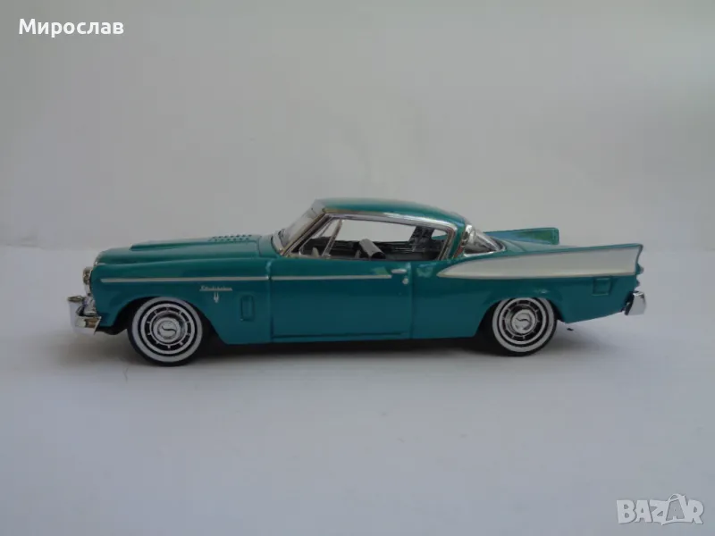 1:43 DINKY MATCHBOX STUDEBAKER GOLDEN HAWK КОЛИЧКА МОДЕЛ, снимка 1