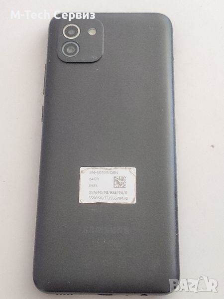 Samsung a03 SM-A035G на части блок захранване бутони слушалка звънец заден капак камера, снимка 1