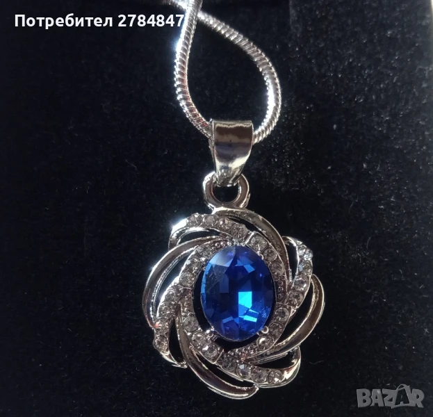 Колие с кристали , снимка 1