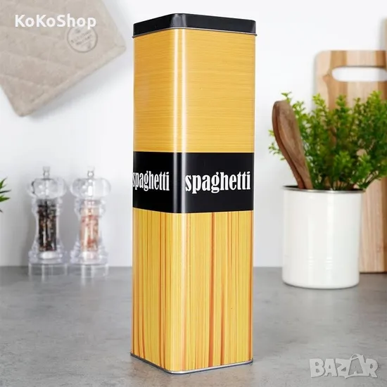 Кутия за спагети/метална кутия за паста, снимка 1