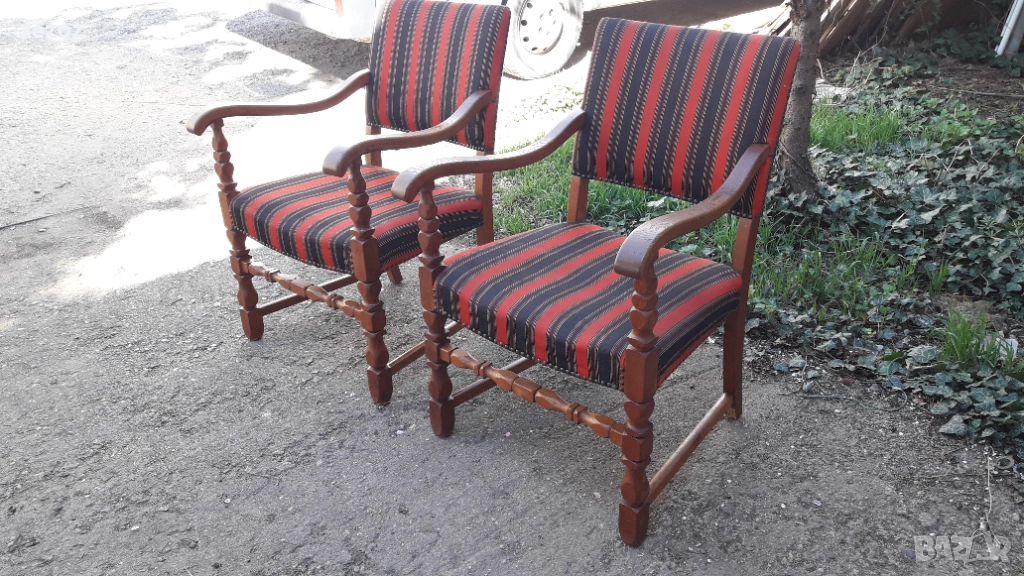 Кресла ретро масив-2бр.-№040, снимка 1