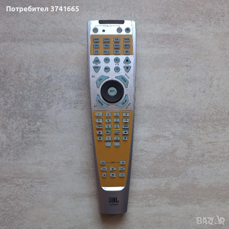 Дистанционно за ресивър JBL - Harman Kardon AVR480, снимка 1