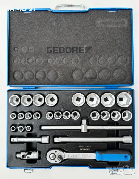 GEDORE 19 VMU-10 - Нов комплект гедоре 1/2'' 28части, снимка 1