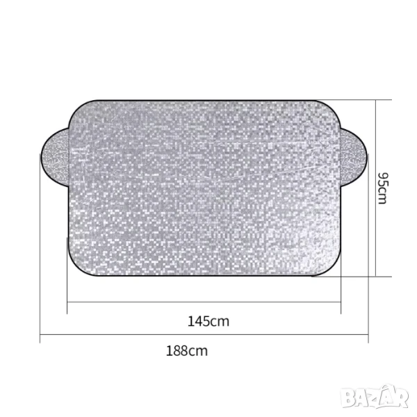 Сенник за предно стъкло - 188x95 см, снимка 1
