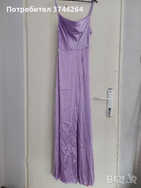 Официална дълга лилава рокля , снимка 1