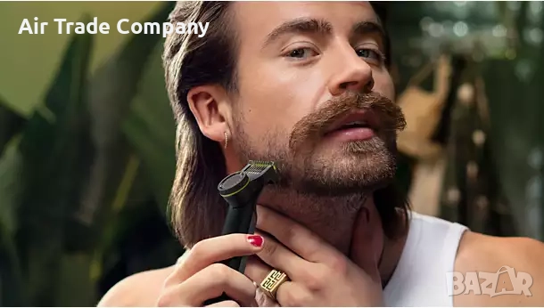 Тример за лице и тяло Philips Shaver One-Blade Pro 360 QP6552/15, черен, снимка 10 - Тримери - 52752655