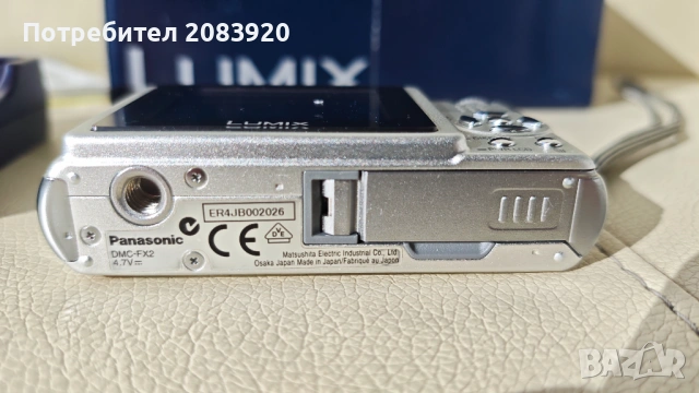 Продавам фотоапарат ,,Panasonic Lumix'' FX 2, снимка 3 - Фотоапарати - 53568143