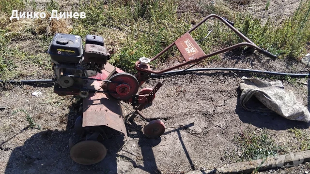 Фреза с инвентар с двигател Петров, снимка 3 - Градинска техника - 51385251