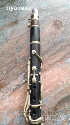 Кларинет, vintage ,  произведен от Hawkes & Son в Лондон, снимка 5 - Духови инструменти - 53539170
