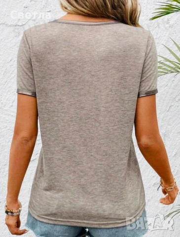 Спортно-елегантни Нови Тениска и Блуза, р-р L, по € 7 за брой, снимка 2 - Блузи с дълъг ръкав и пуловери - 44447370