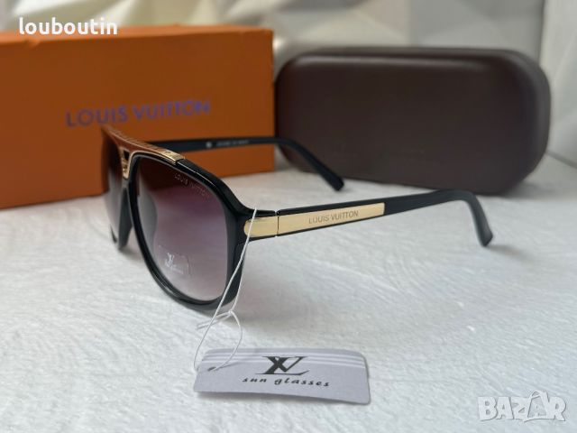 Louis Vuitton Еvidence висок клас мъжки слънчеви очила маска унисекс , снимка 9 - Слънчеви и диоптрични очила - 45407051